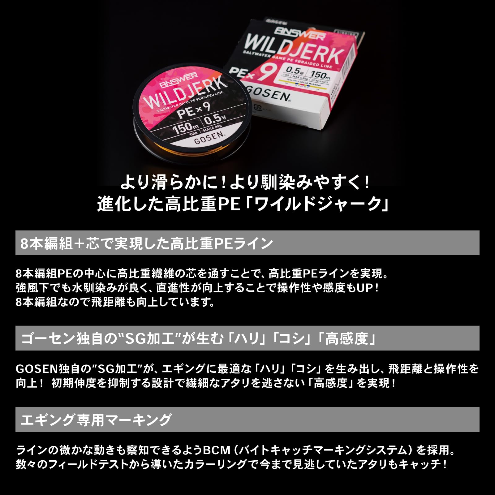 餌木とPEとハンドル 餌木とPEとハンドル 餌木とPEとハンドル